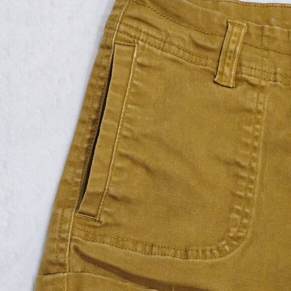 XXI ✦ Tan Cotton Shorts ✦ Mid-Rise Utility Style Neutral Summer Staple 27 EUC - Picture 5 of 9